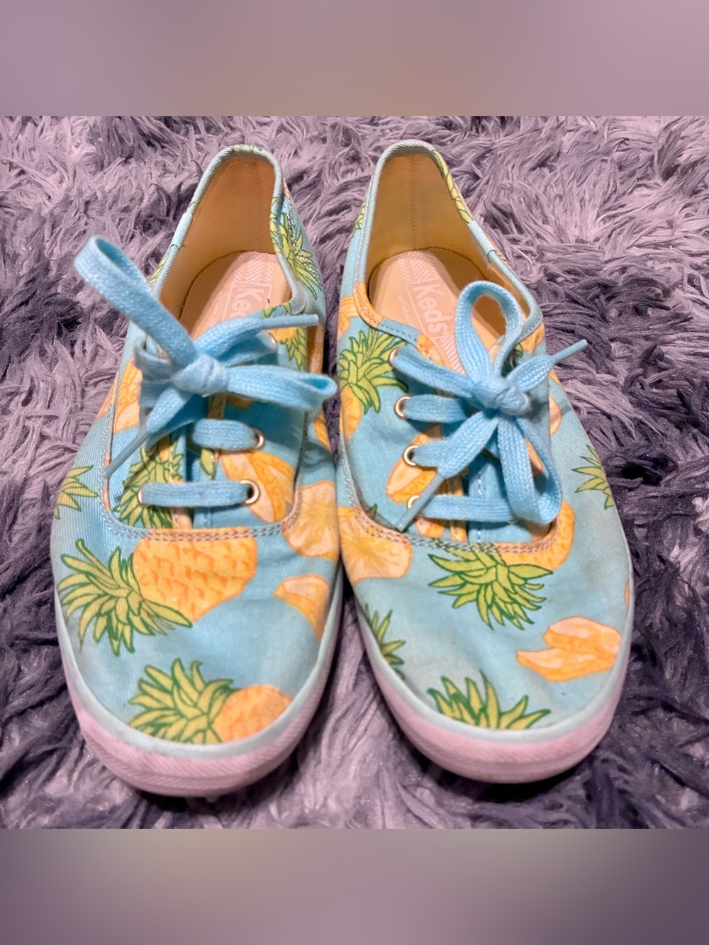 Keds- Pineapple Print Canvas Sneakers